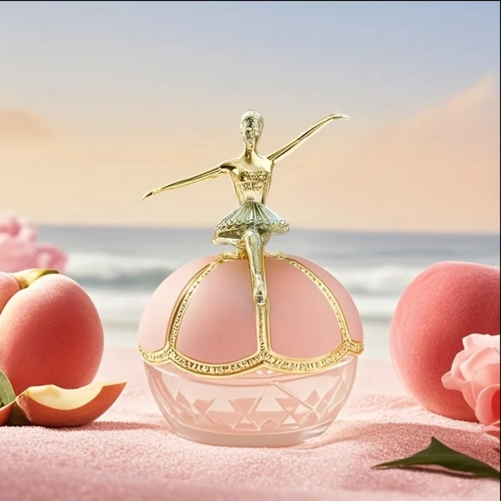 OMG! Amazing Scent Ballerina Perfume Bottle with Gold Accents